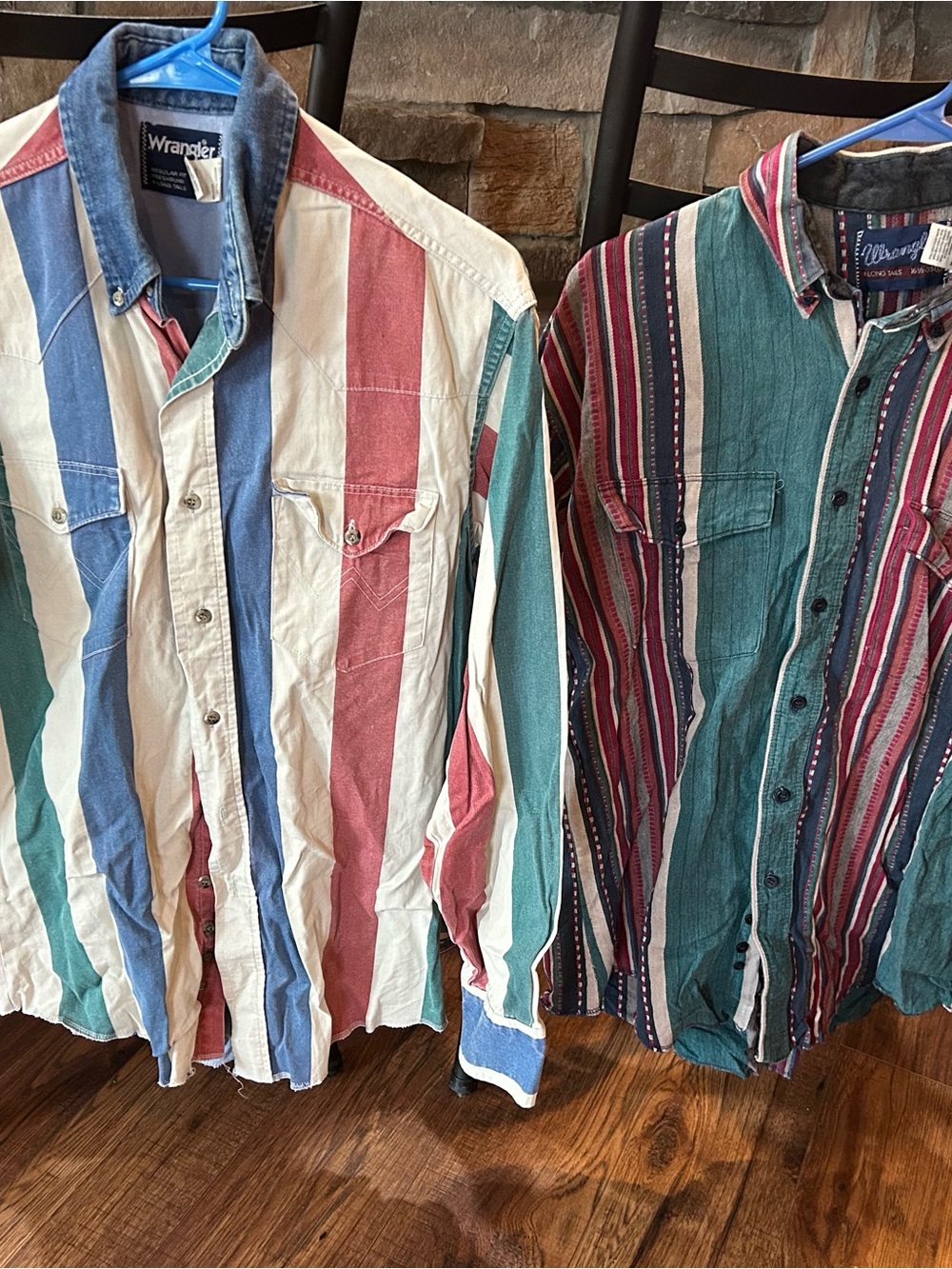 Bundle of wrangler brushpopper 90’s cowboy button shirts